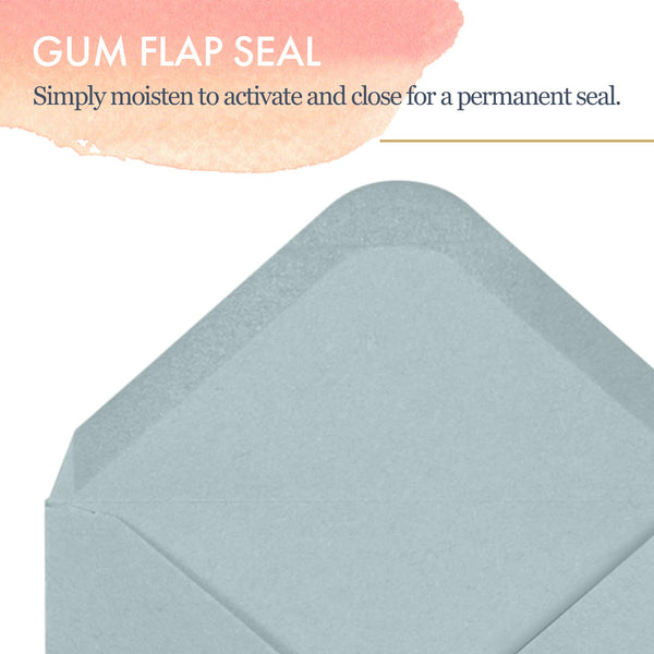 Gift Card Envelopes - 100-Count Mini Envelopes, Paper Business Card Envelopes, Bulk Tiny Envelope Pockets, 10 Pastel Colors, 4 x 2.7 Inches