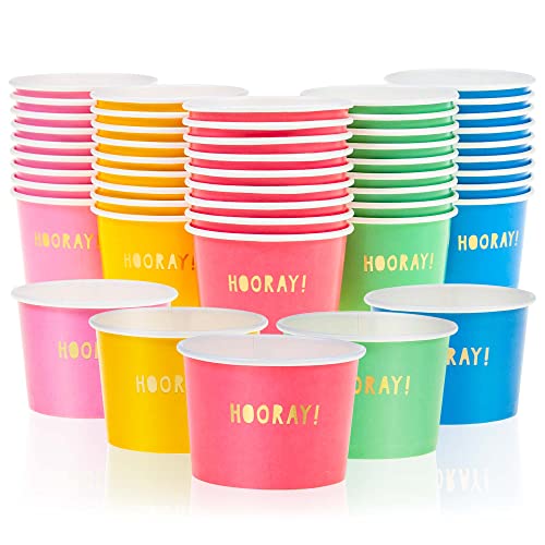 Coupes En Papier MATICAN 50-Pack 9 Oz - Bols Jetables Pastel Pour Glaces, Desserts Chauds Et Froids