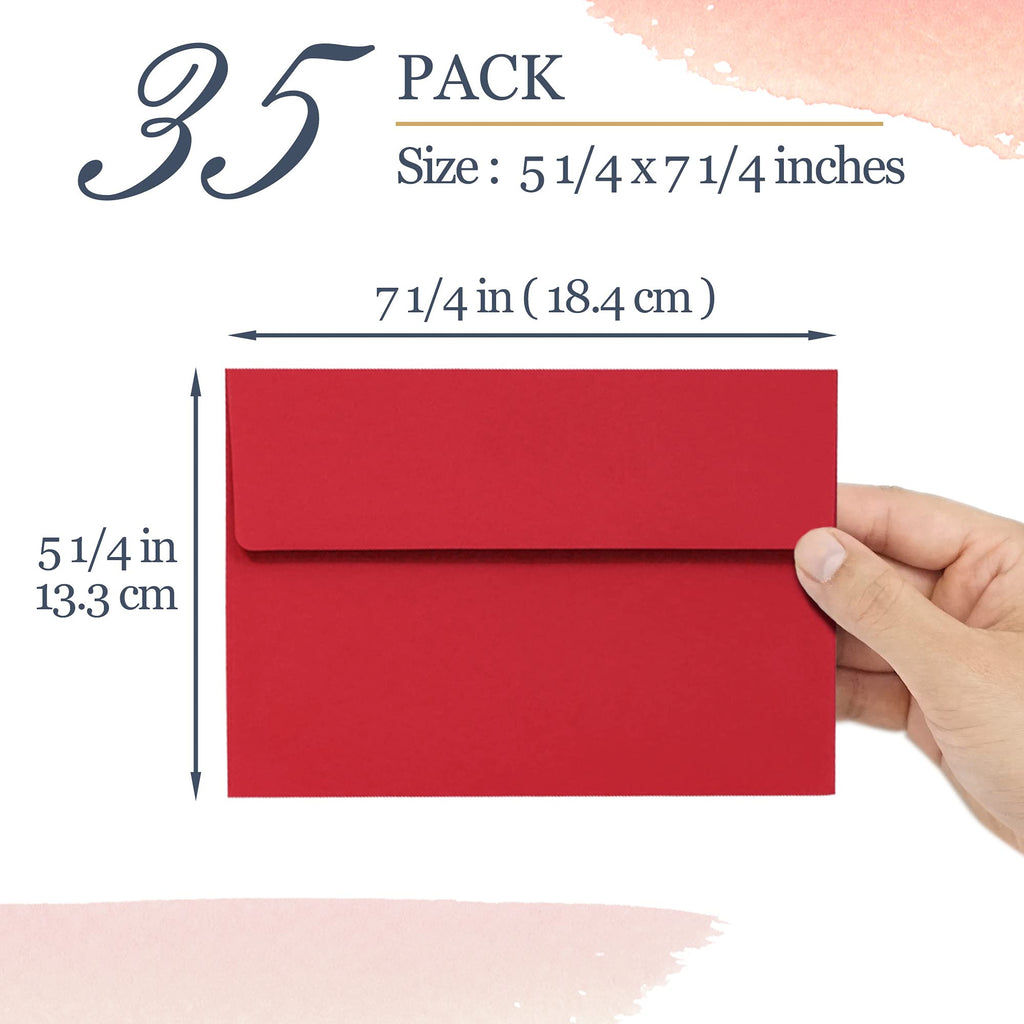 Red envelopes/A7 envelopes/ wedding envelopes/5x7 envelopes/