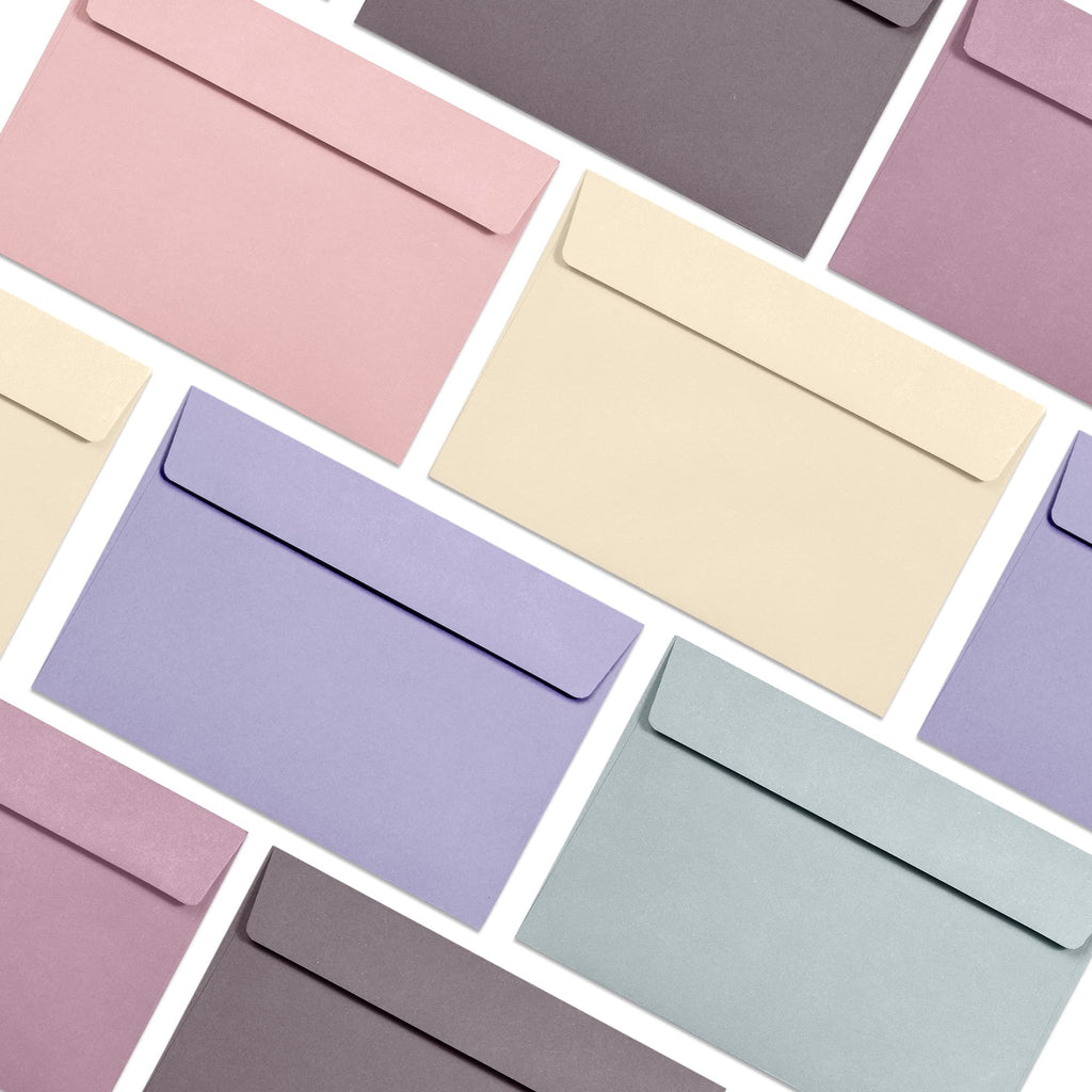 A4 Envelopes, 120-Pack Colored Envelopes 4x6, Envelopes for