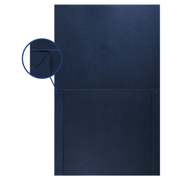 Certificate Holders, 25-Pack Certificate Covers for Letter Size 8.5 x 11 Inch Paper, Certificate Folders, Navy, 9 x 11.5 Inches